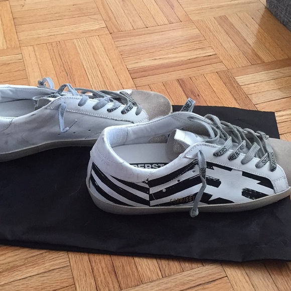 NIB New black and white Golden Goose Sneakers 39 SOLD - Picture 2 of 6